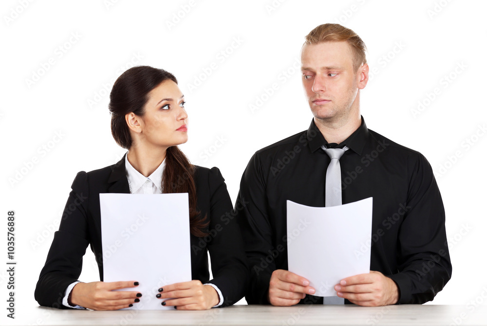 TV anchors training for telling news TV anchors training for telling news