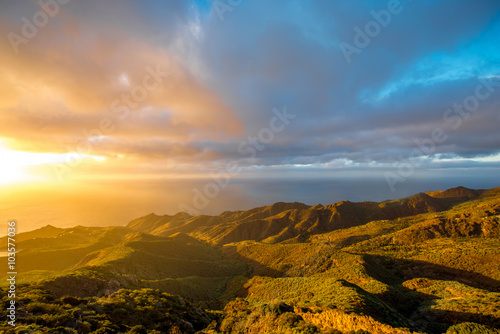 La Gomera island lanscape view © rh2010