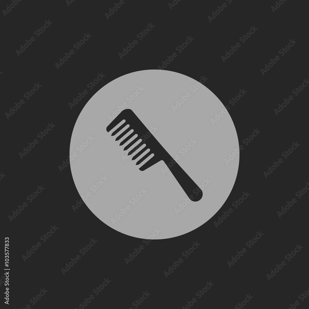 hair comb vector icon hair comb vector icon