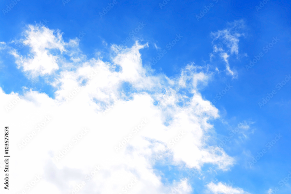 Obraz premium Blue sky background