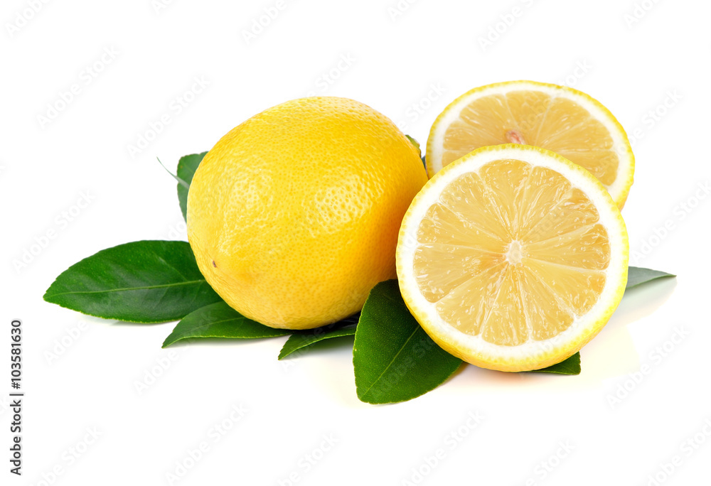 lemons isolated on white background lemons isolated on white background