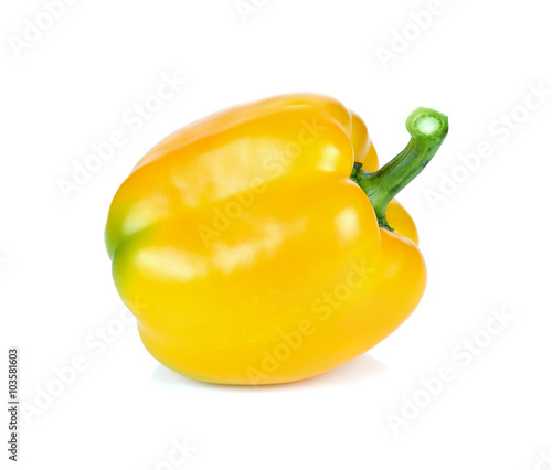 Tela sweet yellow pepper isolated on white background