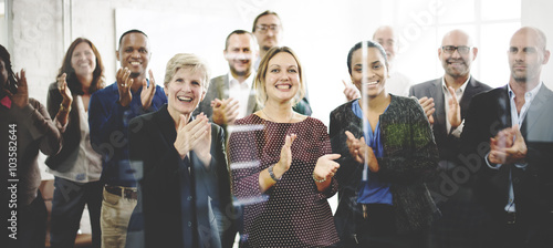 Audience Applaud Clapping Happines Appreciation Training Concept