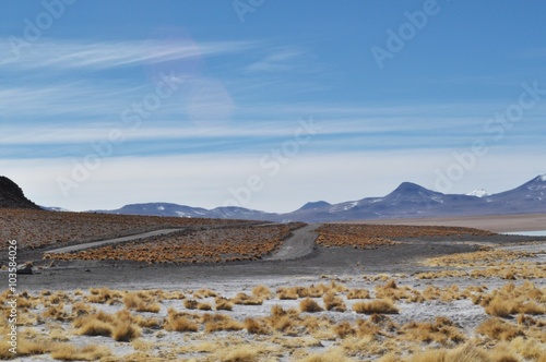 Estrada no deserto