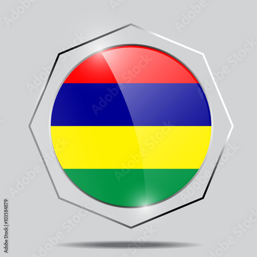 Free Download Button Flag of Mauritius - GFXLoad
