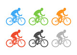 Colored logo cycling on a white background.