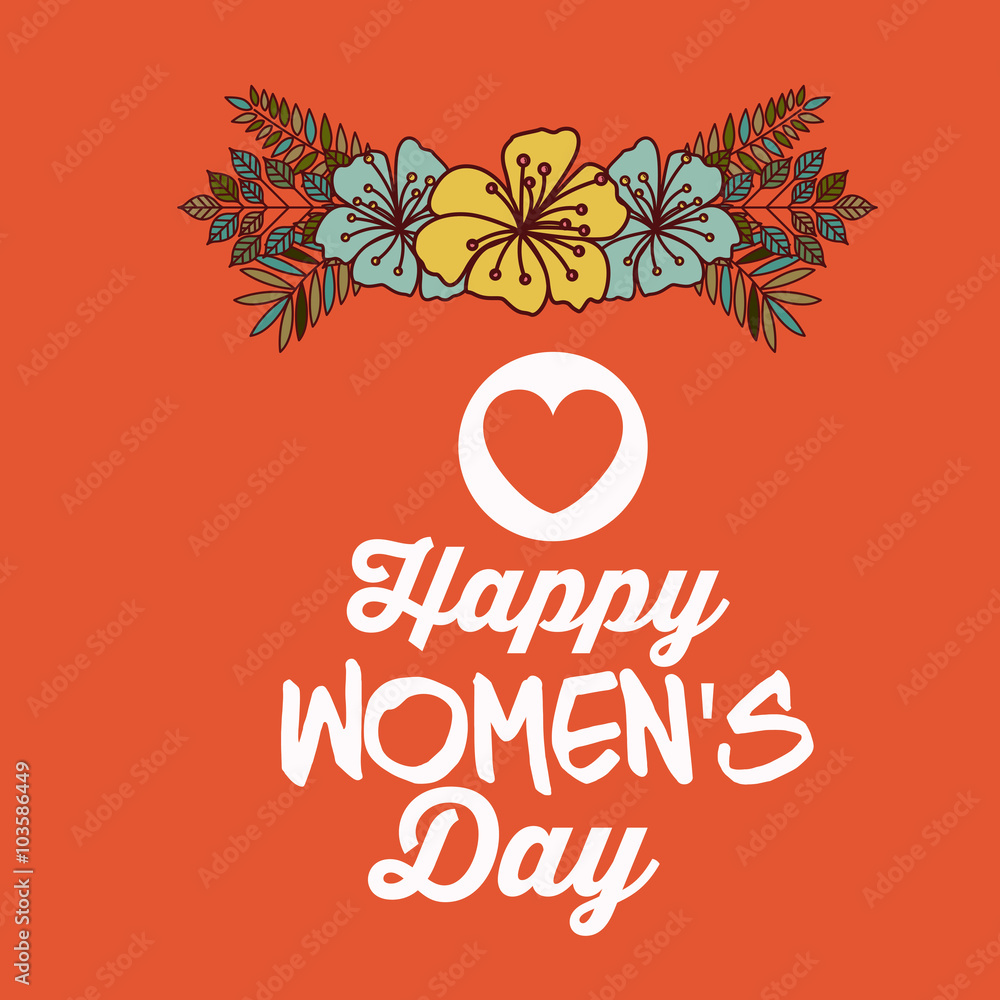 Obraz premium happy womens day design