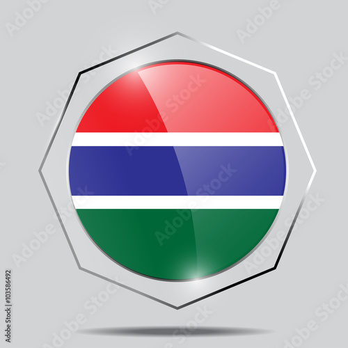 Free Download Button Flag of The Gambia - GFXLoad