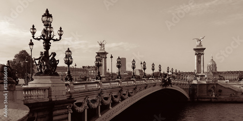 Photography Paris Alexandre III panorama