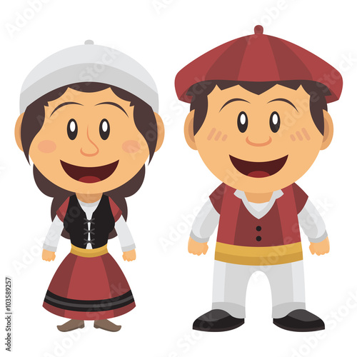 Petit couple Basque