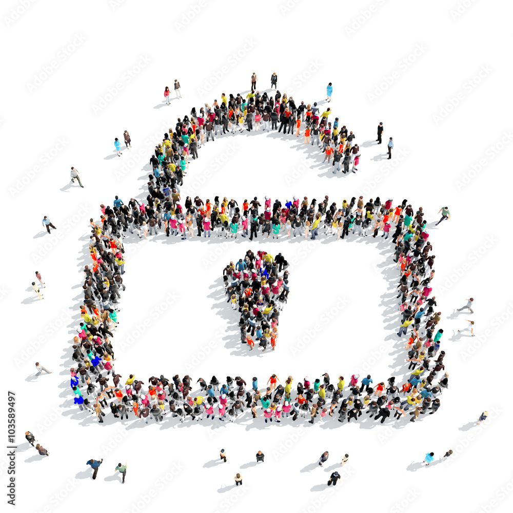 people shape lock people shape lock