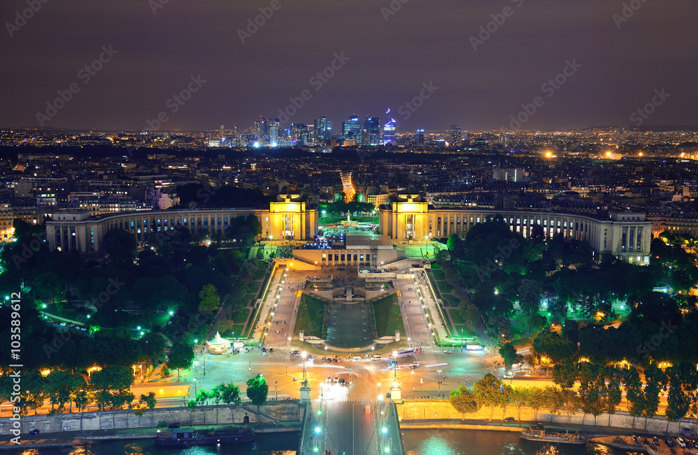 Fototapeta premium Paris Rooftop