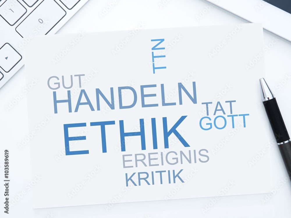 Fototapeta premium Ethik
