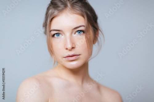 Attractive woman looking at camera