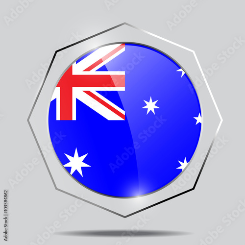 Button Flag of Commonwealth of Australia