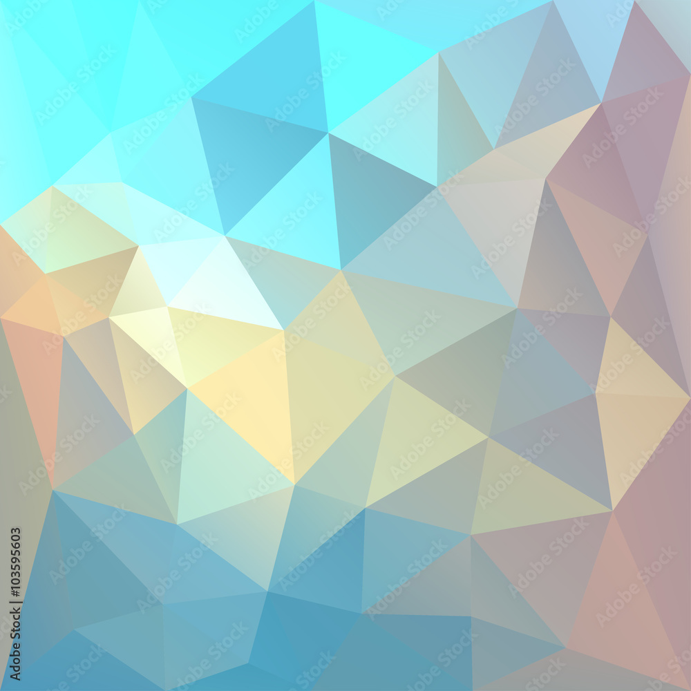 Obraz premium Polygonal mosaic abstract geometry background landscape.