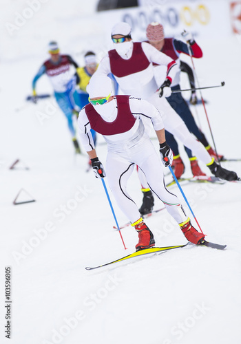 Cross country skiing competition