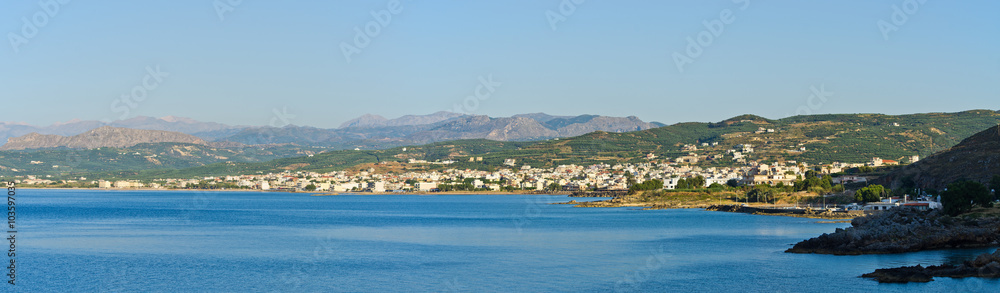 Kissamos (Kastelli) town on Crete, Greece