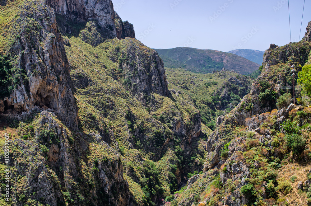 Topolia Gorge on Crete, Greece