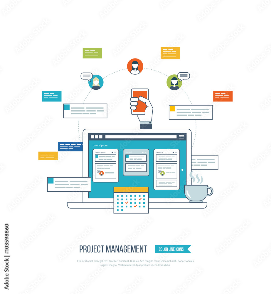 Concept for business analysis, consulting, strategy planning, project management Concept for business analysis, consulting, strategy planning, project management
