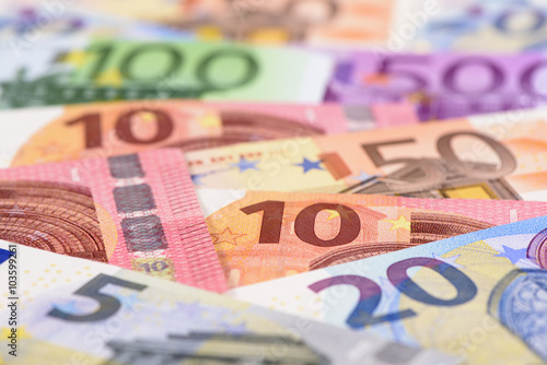 Euro Geldscheine und Banknoten