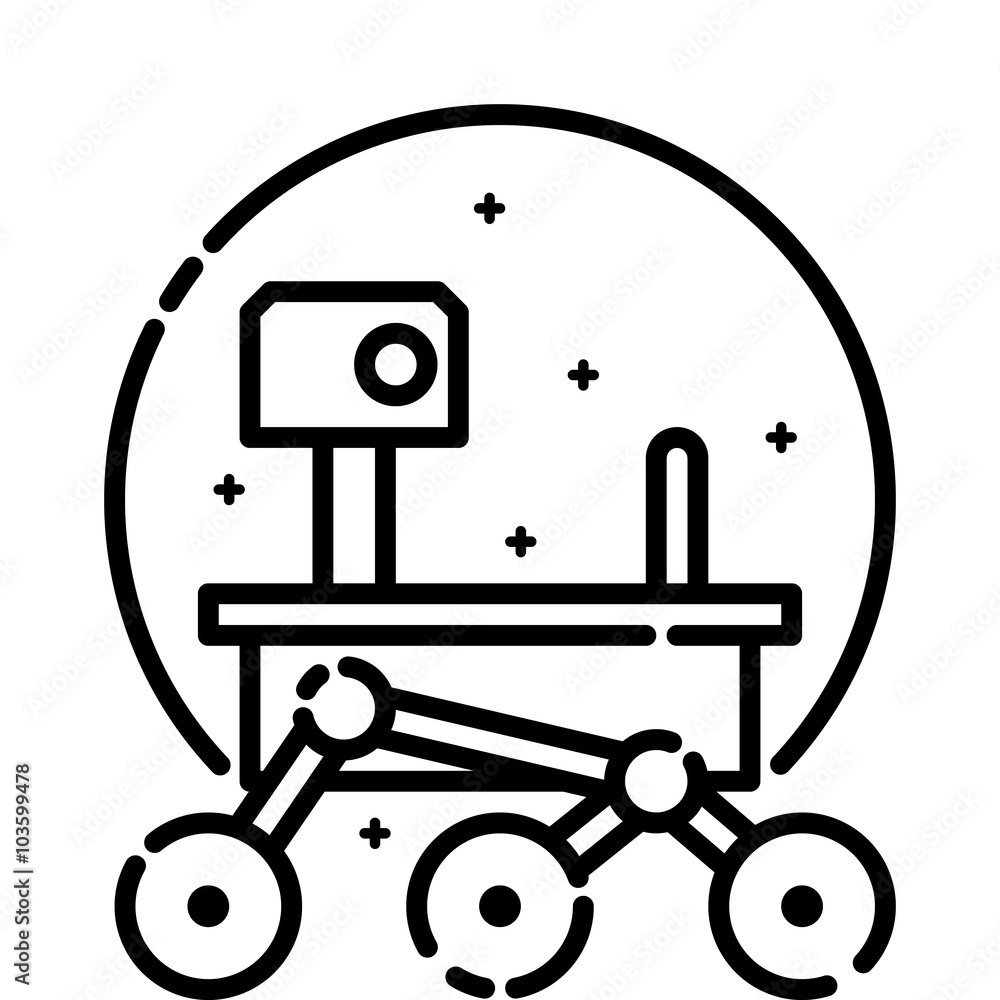 Mars Rover in Space Mars Rover in Space