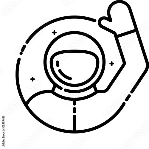 Astronaut welcomes you