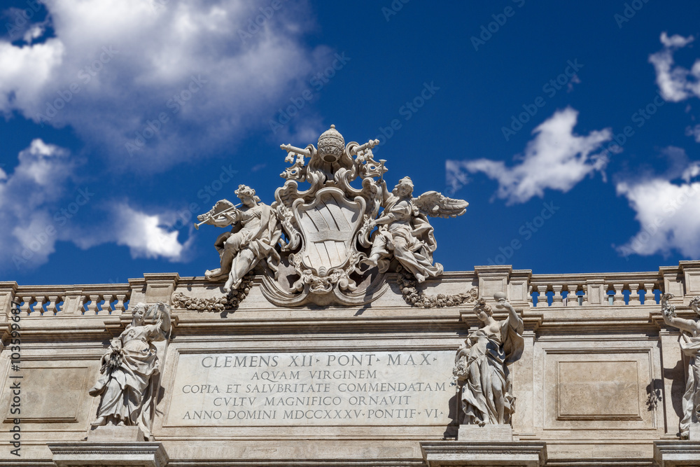 Obraz premium Trevi Fountain View