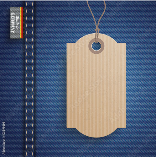 Jeans Label Germany Carton Price Sticker