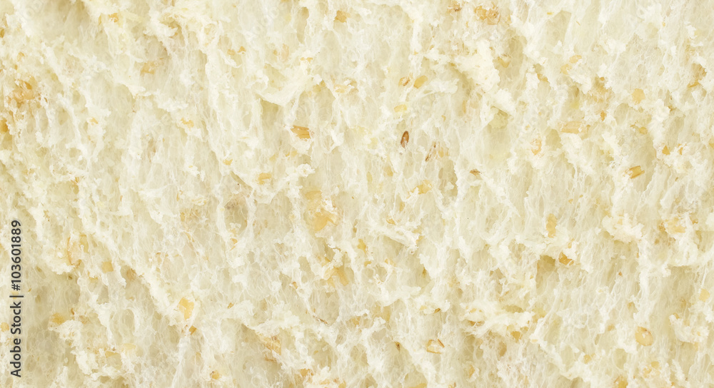 Close up multi grain bread background or texture