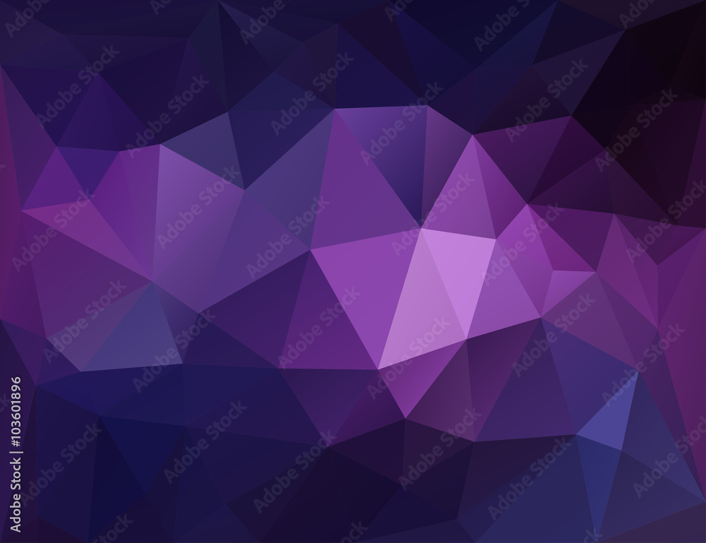 Polygonal mosaic background in violet, magenta and pink colors. Polygonal mosaic background in violet, magenta and pink colors.