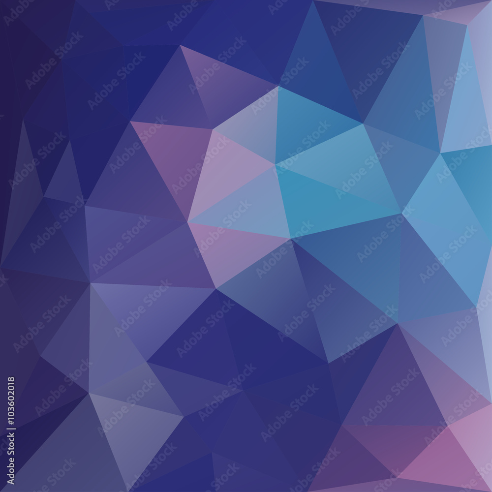 Polygonal mosaic background in blue, violet and pink colors. Polygonal mosaic background in blue, violet and pink colors.