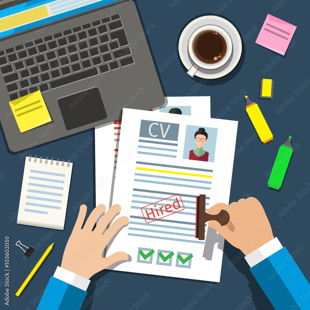 Job interview concept Job interview concept