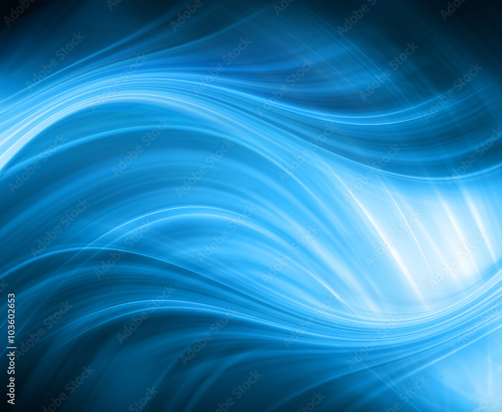 Fototapeta premium Abstract blue background