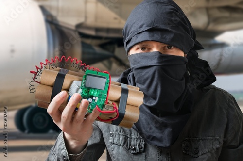 Tableau sur toile Terrorism concept
