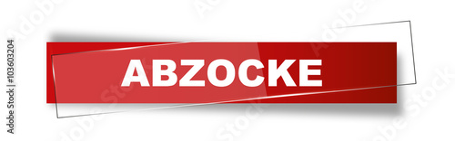 Button | Schild | Abzocke