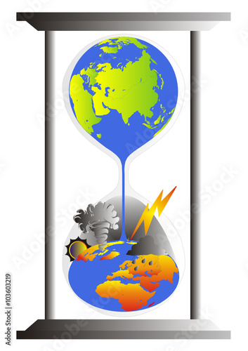 Mutter ERDE und der Klimawandel-Erderwärmung