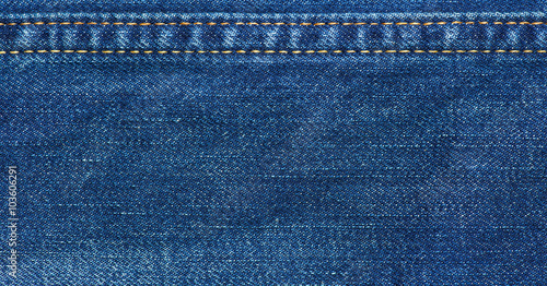 Photography Jeans texture with seam