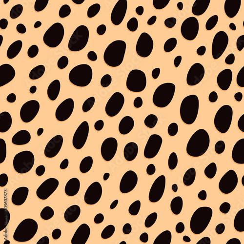 Cheetah Print Seamless Pattern