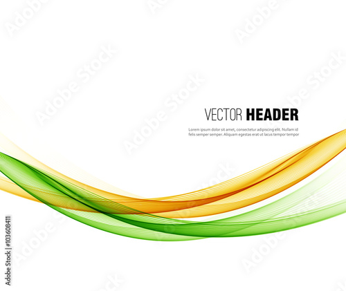 Abstract vector wave background