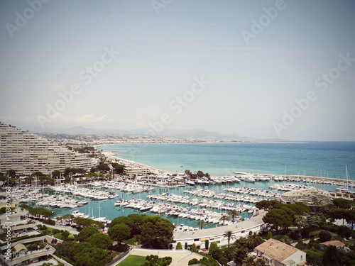 Port in France, Cote d'Azur. photo