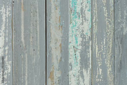 Vintage old wooden wall for background © siriwachara