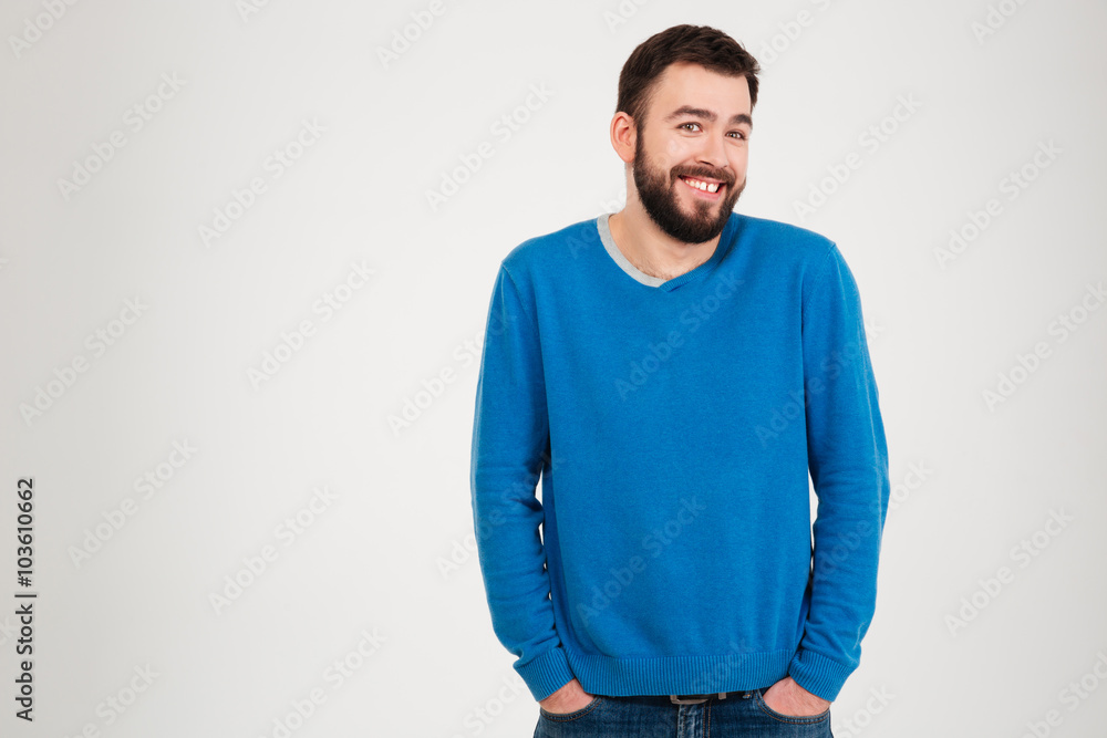 Smiling casual man Smiling casual man