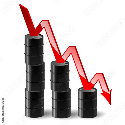 stacks of barrels of oil and reduce the cost schedule