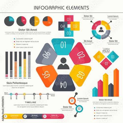 Business Infographic elements set.