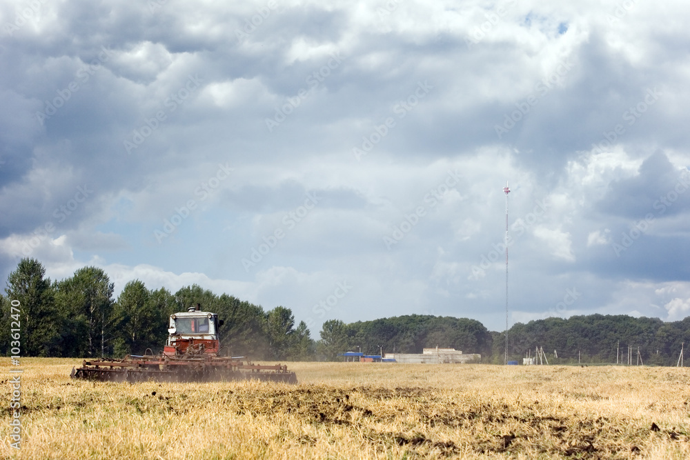Obraz premium Agricultural works
