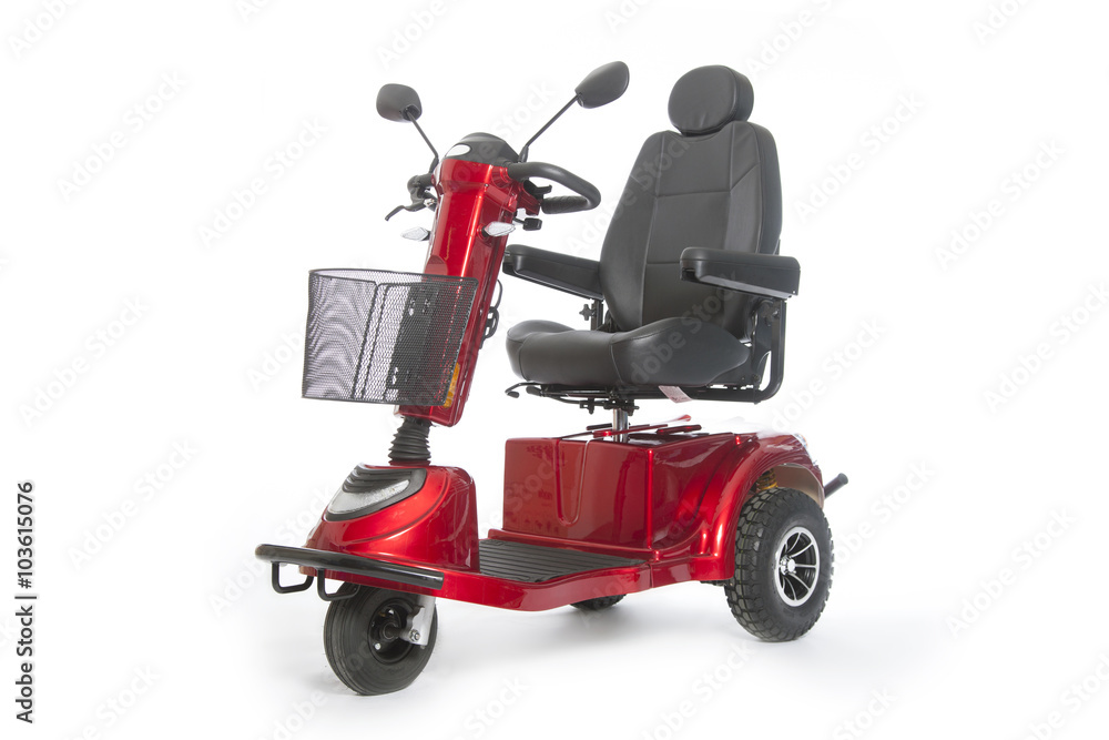 Naklejka premium ogólna skuter inwalidzki dla osób niepełnosprawnych lub starszych przeciwko
