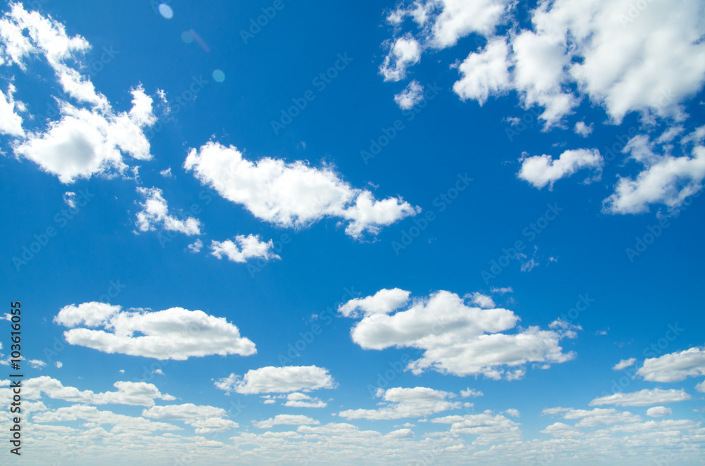 clouds in the blue sky clouds in the blue sky