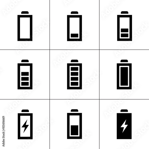 battery icons