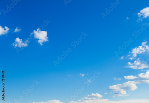Blue sky background